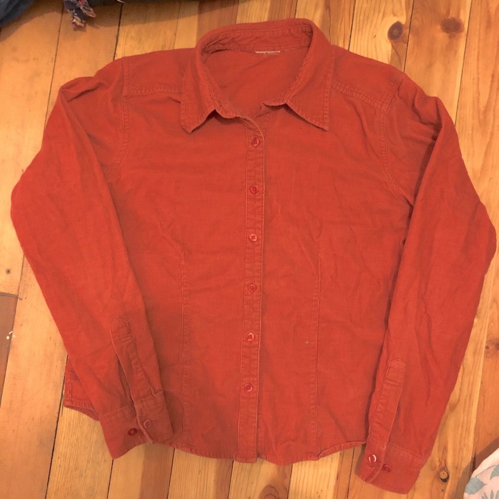 Corduroy button up